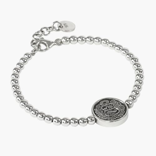 PULSERA ESCUDO BOLITAS