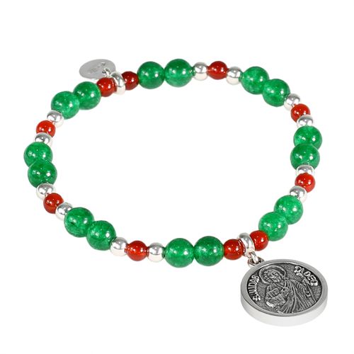 PULSERA SAN JUDAS ROJO/VERDE