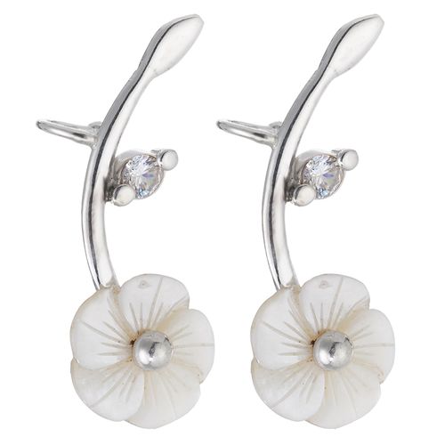 ARETES FLOR TALLO BASIC