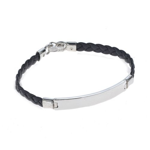 PULSERA CROTON NEGRA HOMBRE