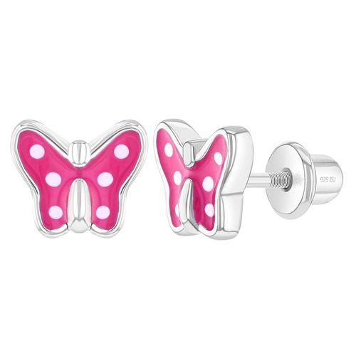 ARETES MARIPOSA ROSA KIDS