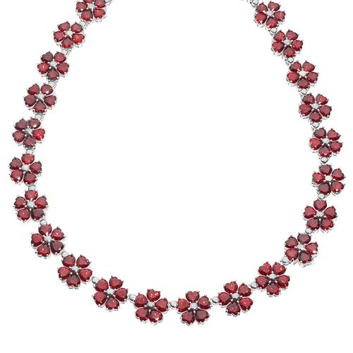 COLLAR  BURDEOS FLOR CLASSIC