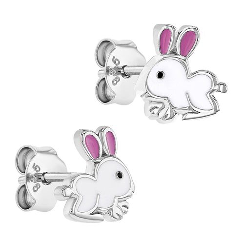 ARETES CONEJITO ESMALTE KIDS