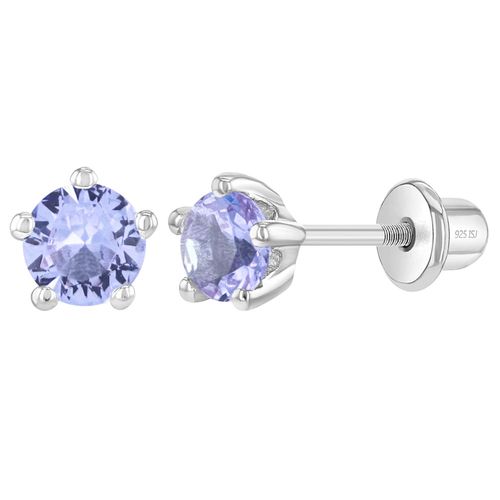 ARETES ZIRCÓN LAVANDA KIDS