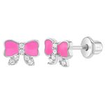 ARETES-LACITO-ZIRCON-CRISTAL-Y-ESMALTE-ROSADO-KIDS