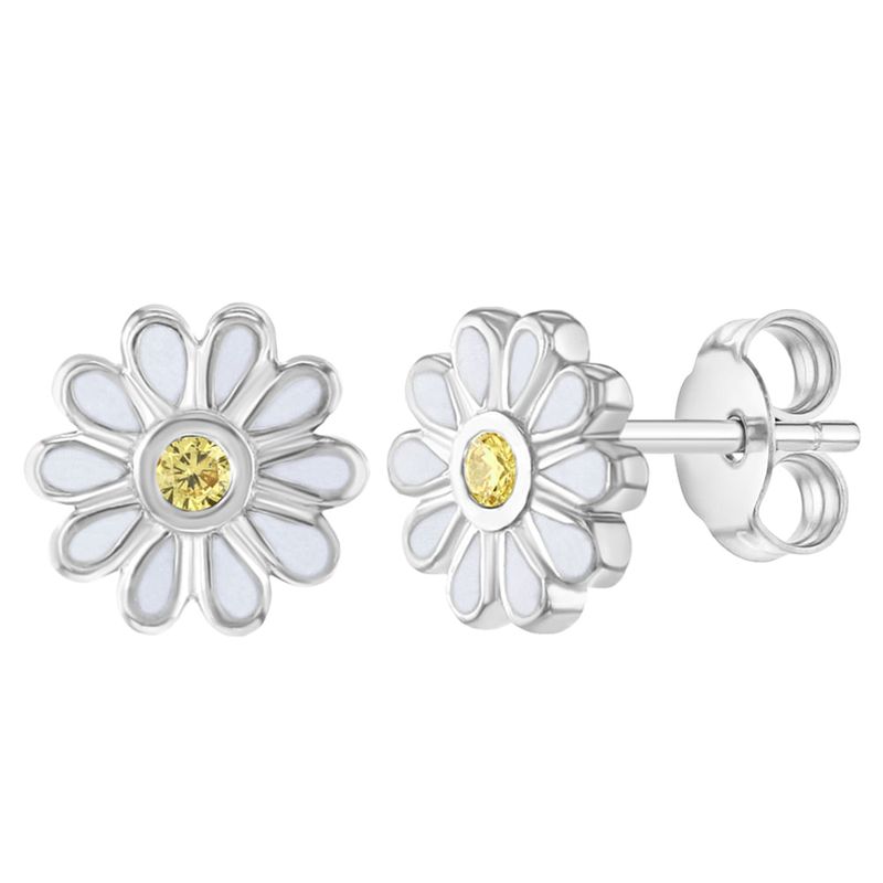 ARETES-MARGARITA-ESMALTE-Y-ZIRCON-AMARILLO-KIDS
