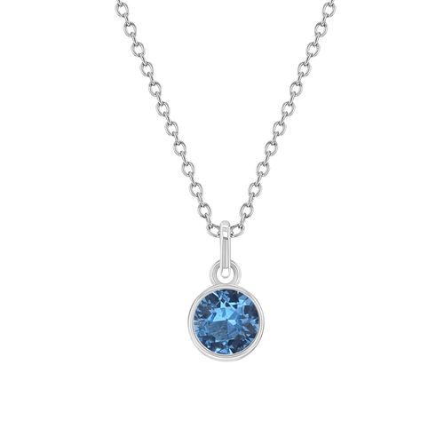 COLLAR ZIRCON ACQUA KIDS