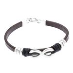 PULSERA-INFINITO-CUERO-HOMBRE