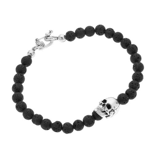 PULSERA CALAVERA LAVA HOMBRE