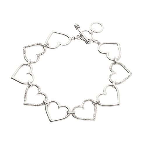 PULSERA CORAZONES ABRAZADOS BASIC