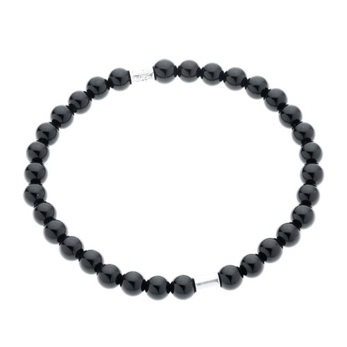 PULSERA SELVA OBSIDIANA HOMBRE