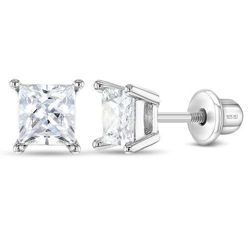 ARETES CORTE PRINCESA 5 MM KIDS