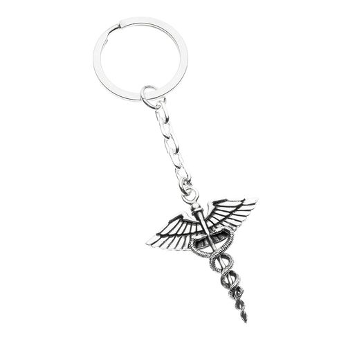 LLAVERO CADUCEO HOMBRE