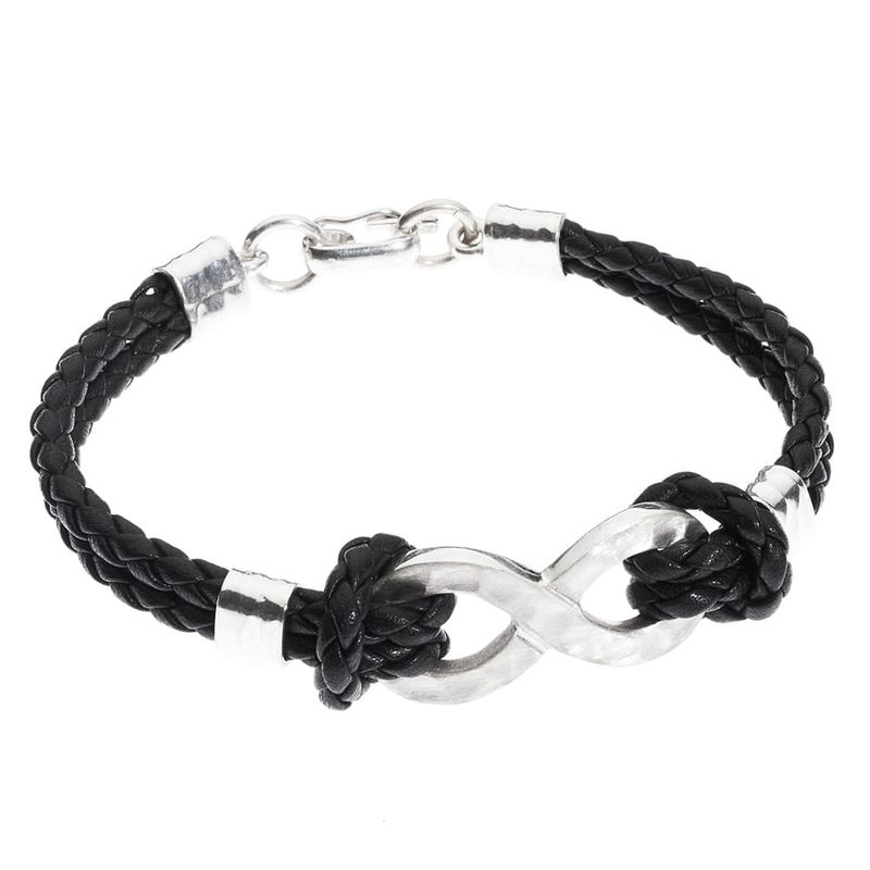 PULSERA-INFINITO-MARTILLADA-HOMBRE