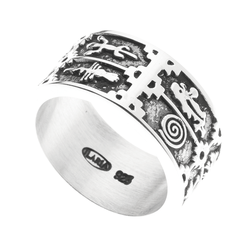 ANILLO LINEAS NAZCA HOMBRE