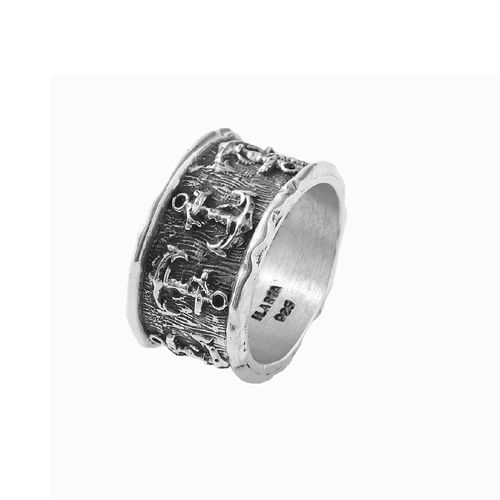 ANILLO ANCLAS HOMBRE T12
