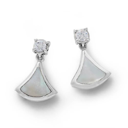 ARETES FESTEJO NÁCAR